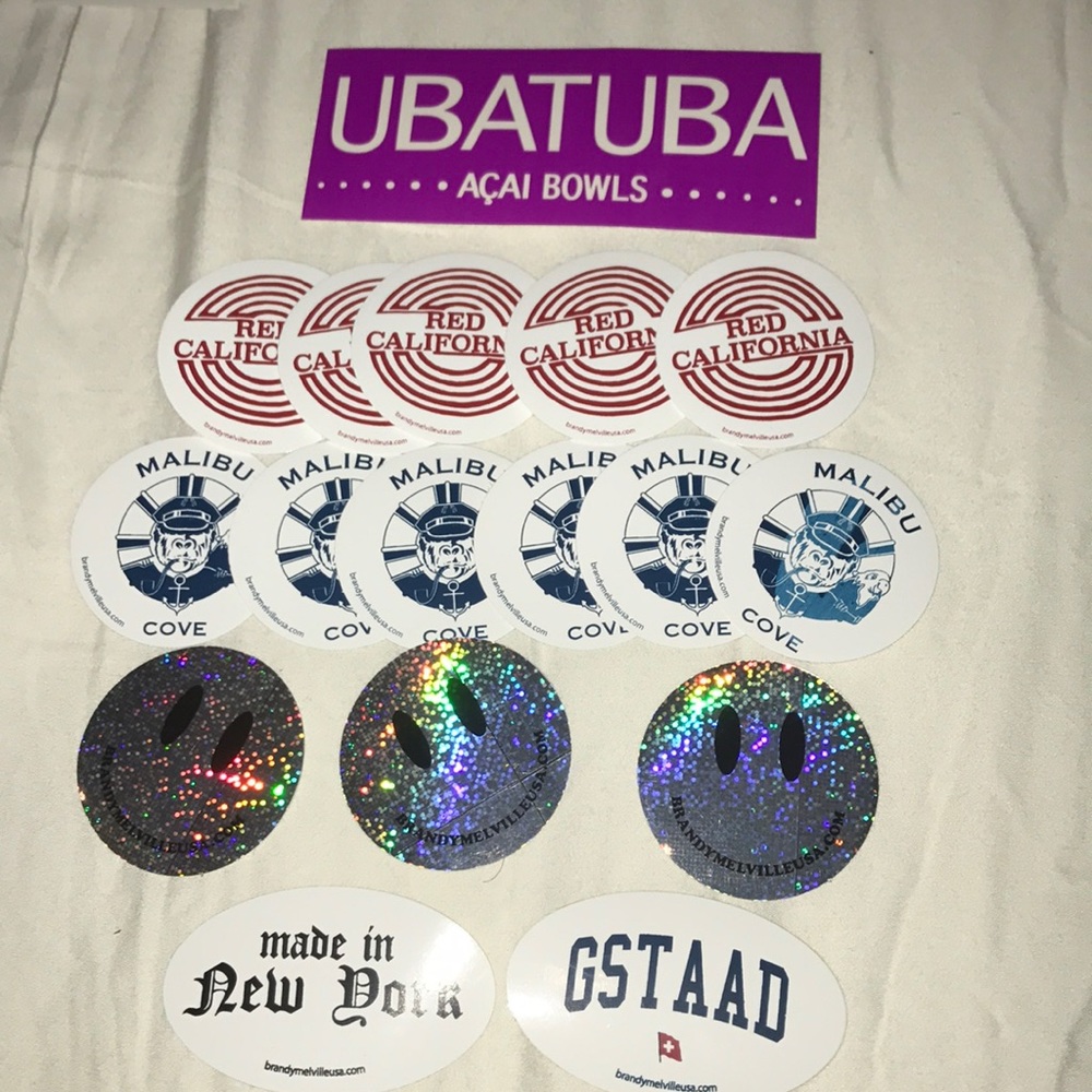 17 brandy stickers ♥️